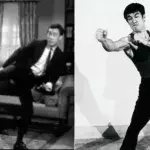 Bruce Lee demonstriert mitten im Interview einige Kung-Fu Techniken