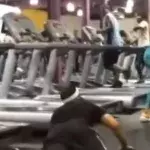 Laufband + junge Schönheit = Lustiger Fail