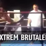 Extrem brutaler K.o. bei den Amateuren nach einer Geste der Anthologie