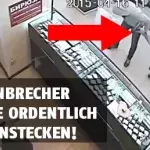 Ein Räuber geht K.O. durch einen Taekwondo-Tritt