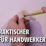 Tipps und Tricks - Episode 9: Wie schraubt man eine Schraube ordentlich in die Wand?