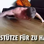 Eine Liegestütze-Serie für Zu Hause. Starke Brustmuskeln und enormer Trizeps garantiert!