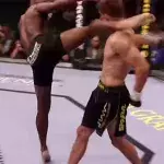 UFC: Das prächtige  K.O. des Yves Edwards, der Josh Thomson zu Boden bringt