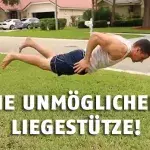 Mit dieser Technik lernt man die weltweit schwierigsten Liegestütze zu machen