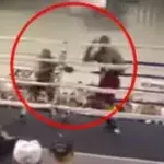 Übermächtiger Gegner? Dieser Boxer simuliert seinen eigenen K.O.