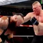 Unerlaubter Faustschlag: Brock Lesnar vergisst, dass er Catcher ist