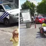 Polizistin tritt ihren Diensthund