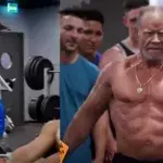 72-jähriger Bodybuilder spielt Leuten im Fitnessstudio einen Streich