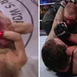 Nathan Holbrooks besiegt seinen Gegner mit einer beeindruckenden Gogoplata