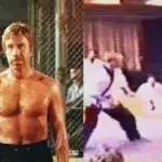 Seltene Bilder von einem Kampf zwischen Chuck Norris und Rickson Gracie