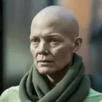 bald woman