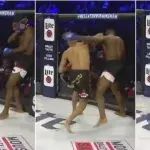 Raymond Daniels Sieg durch Knockout über Wilker Barros