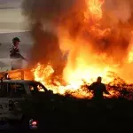 Romain Grosjean erlebt in Bahrain einen schlimmen Unfall.