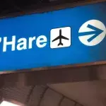 Flughafenschild O'Hare