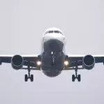 Heftige Flugzeuglandung