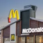 McDonald's, verlassen, Filiale, alt, 90er
