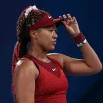 Naomi Osaka am vierten Tag der olympischen Spiele 2021 in Tokio