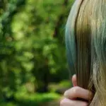 Verfärbte Haare
