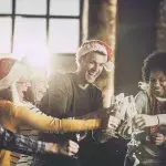 Weihnachtsfeier im Büro