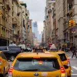Wegen der Corona-Pandemie haben die New Yorker Taxifahrer kaum noch Fahrgäste