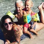 Danni geniesst die Zeit mit ihren Kindern