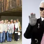 Karl Lagerfeld zu Besuch in Hamburg