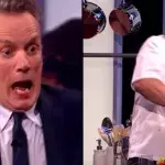 TV-Koch greift mit der Hand ins Gerät: Doch dann geht der Mixer an!