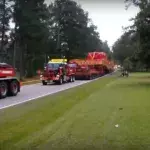 Riesiger Generator sorgt für Mega-Schwertransport auf der Autobahn