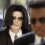Der King of Pop 2005 auf dem Weg zum Obersten Gerichtshof im kalifornischen Santa Maria