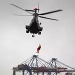 Großeinsatz im Hamburger Hafen