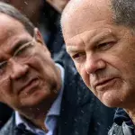 Olaf Laschet und Armin Scholz am 3. August 2021 in Stolberg