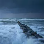Rügen,Kap Arkona,Küste,Kreidefelsen,Sturmflut