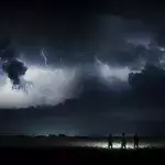 Unwetter, Sturm, Regen, Hochwasser, Gewitter, Deutschland, Jahresende