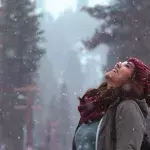 Wintereinbruch, Deutschland, Schnee, Sachsen