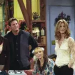 Die Friends-Truppe mit Brad Pitt