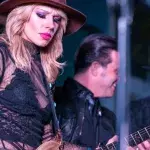 Die Gitarristin Orianthi