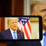 Trump hat seine letzte Rede als Präsident gehalten.