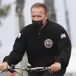 Arnold Schwarzenegger fährt gerne mit dem Rad