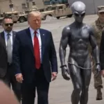 „United States Space Force“: Donald Trump postet bizarre KI-Bilder von Alien-Festnahme