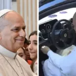Der Papst testet den neuen Ferrari „Luce“