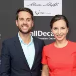 Mirko Drotschmann und seine Frau auf einer Preisverleihung