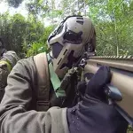 Britische Spezialeinheiten testen einen Star-Wars-Helm