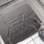 Shopping-Zentrum: Mitarbeiter finden Geheimtreppe und steigen die Leiter hinab!