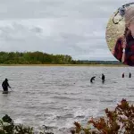 Achtjährige spürt etwas Kaltes im See und zieht es an die Oberfläche
