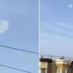 Mann filmt wolkenförmiges UFO am Himmel: Es bewegt sich extrem seltsam