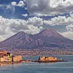 Der Vesuv in Italien