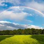 Ein Regenbogen