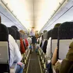 Innenraum eines Flugzeugs