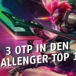 League of Legends: 3 OTP desselben Champions in den Challenger Top 10