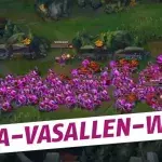 League of Legends: Die größte Vasallenwelle der Geschichte mit dem Baron Buff